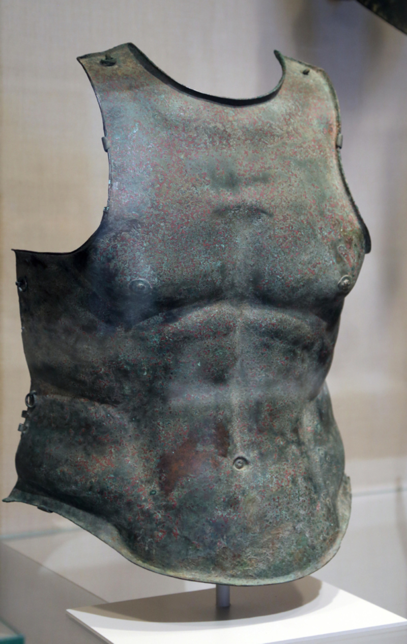 Did Ancient Greek Suits of Armor Really Have Six-Packs? | Alamy Stock Photo