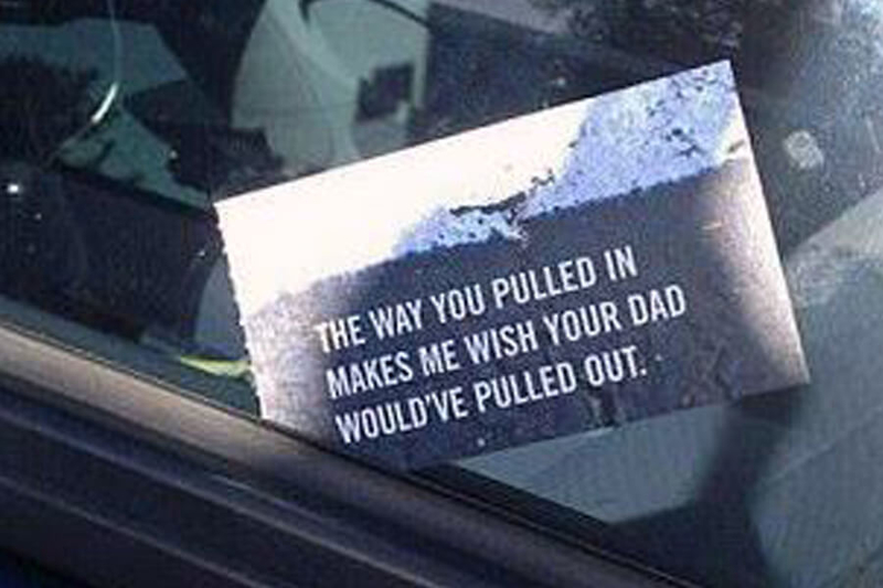 The Most Hilarious Windshield Notes Left On Cars – Page 25 – History A2Z