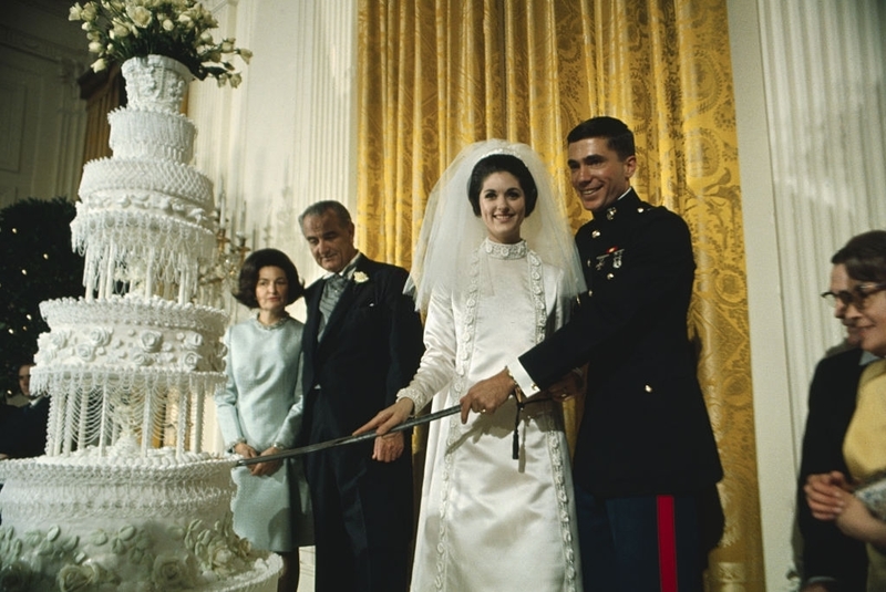 President Johnson’s Daughter Tied the Knot in the East Room | Getty Images Photo by Bettmann