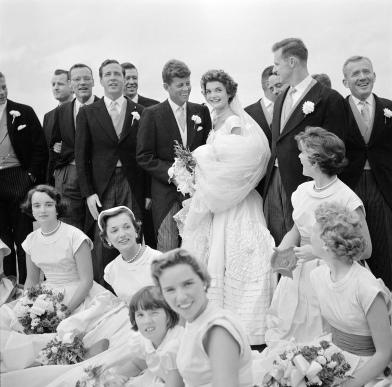 Kennedy's Huge Wedding Party | Getty Images Photo by Universal History Archive