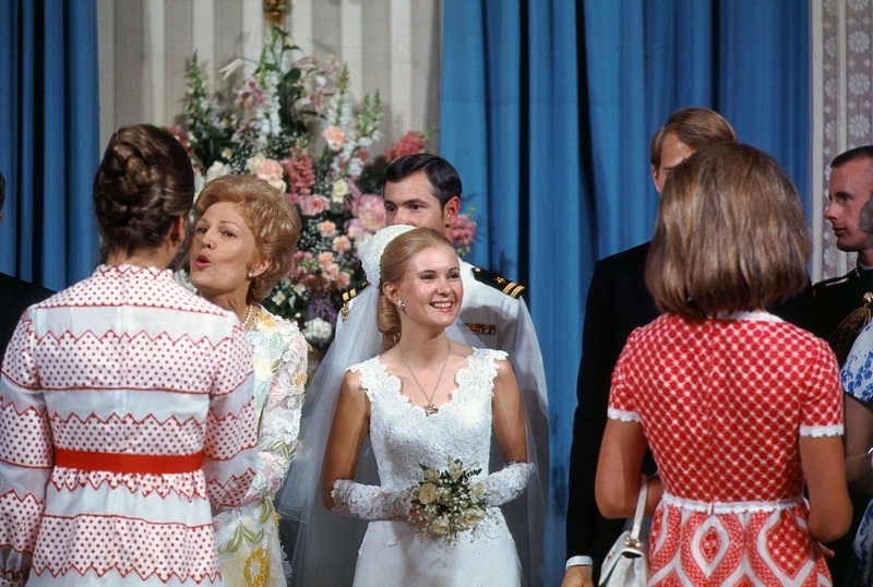 Tricia Nixon’s Rose Garden Wedding | Getty Images Photo by Bettmann
