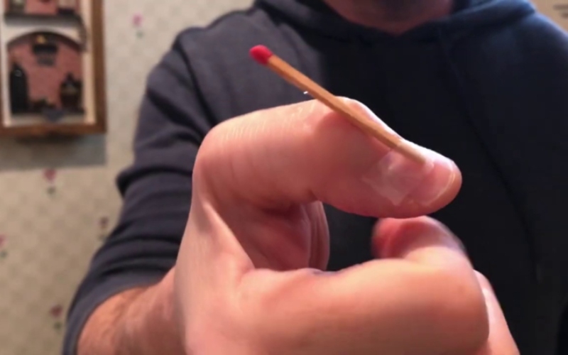 The Secret Behind the Disappearing Matchstick Trick | Youtube.com/@MindBlownMagicIllusion