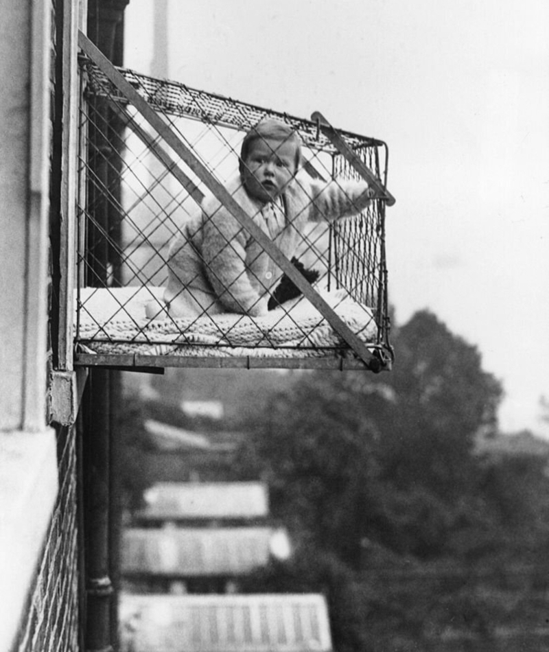 The Baby Cage | Getty Images Photo by Fox Photos
