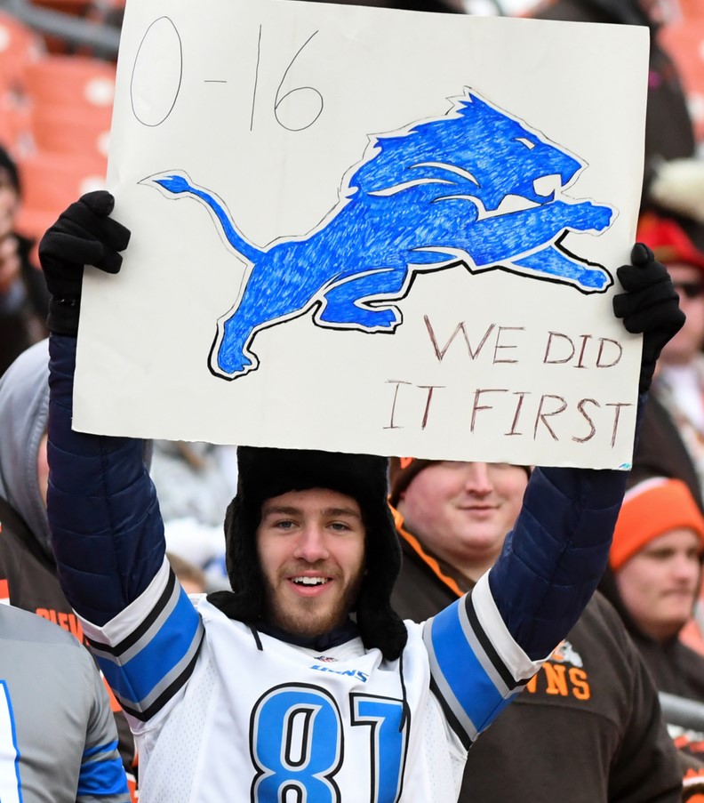 A Lions Fan’s Pride | Getty Images Photo by Nick Cammett/Diamond Images