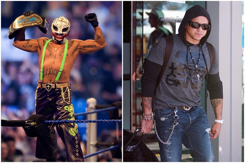 Rey Mysterio | Getty Images Photo by Bob Levey/WireImage & Faith Moran/GC Images
