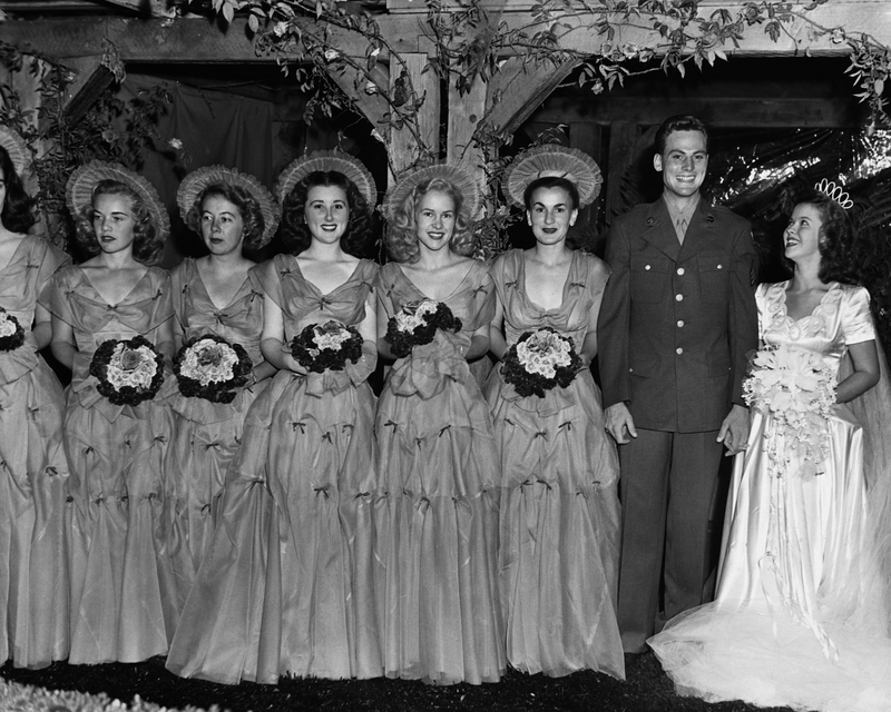 Shirley Temple’s Bridesmaids | Getty Images Photo by Hulton-Deutsch Collection/CORBIS