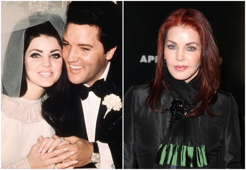 Elvis Presley – Priscilla Presley | Getty Images Photo by Bettmann & Angela Weiss/The Pantages Theatre