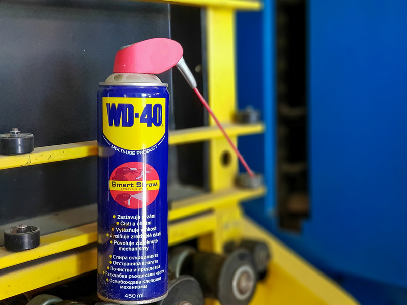 Spray WD-40 On Stubborn Stickers and Decals | Shutterstock