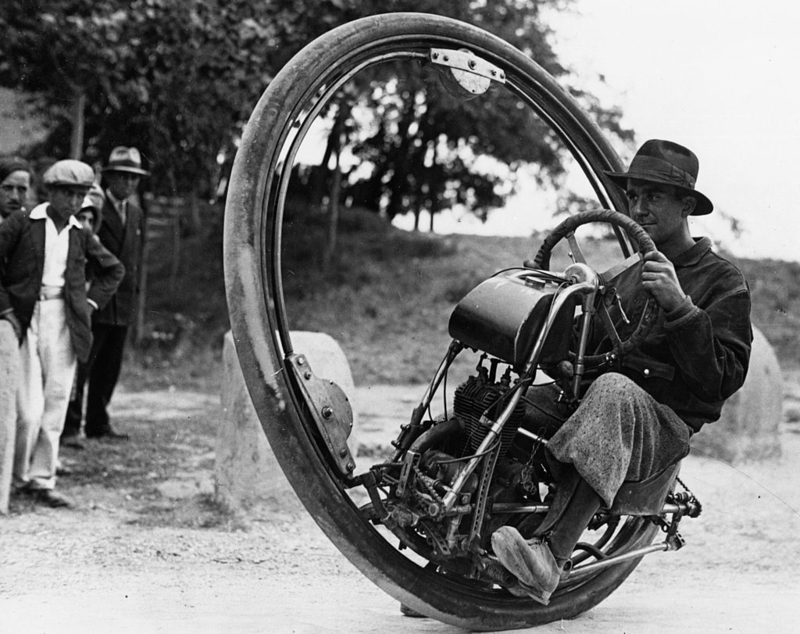 Monowheel Vehicles | Getty Images Photo by Fox Photos