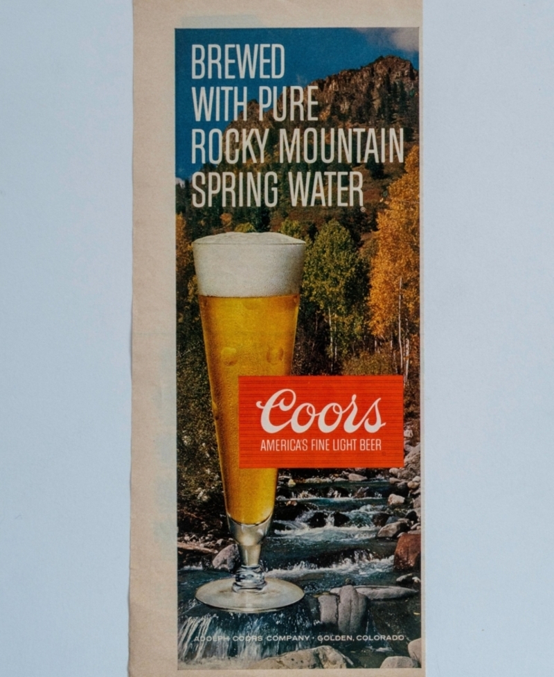 Coors Rocky Mountain Spring Water | Alamy Stock Photo by Patti McConville