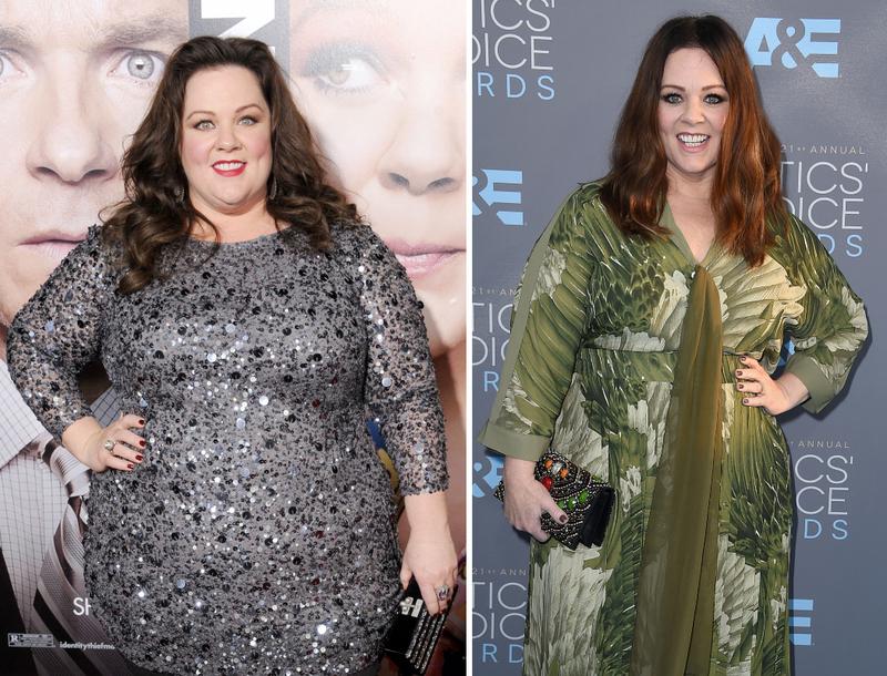 Melissa McCarthy - 75 Pounds | Getty Images Photo by Gregg DeGuire/WireImage & Steve Granitz/WireImage