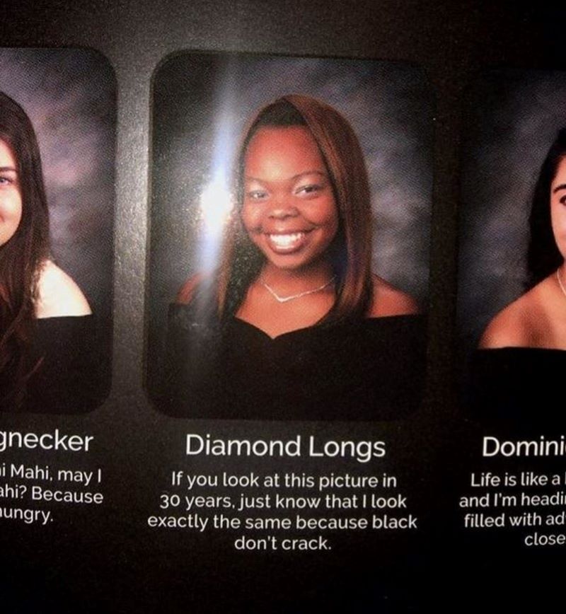 Does She Think Black People Don’t Get Wrinkles? | Twitter/@DiamondLongs