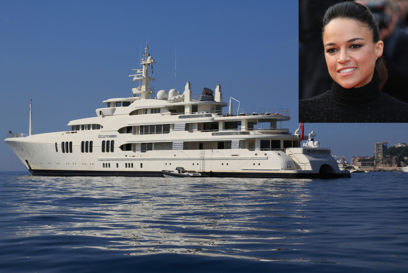 Michelle Rodriguez Doesn’t Get Fast or Furious Aboard the Ecstasea | Alamy Stock Photo by TheYachtPhoto/imageBROKER.com GmbH & Co. KG & Shutterstock 