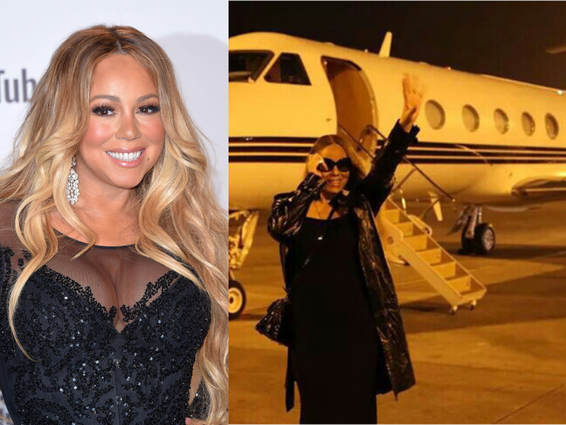Mariah Carey – Gulfstream, Estimated $40 Million | Alamy Stock Photo by OConnor / AFF-USA & Instagram/@mariahcarey