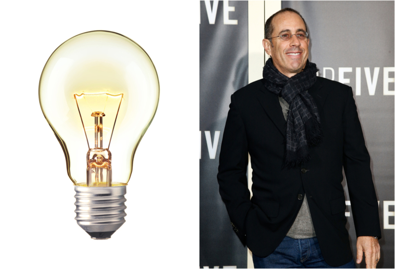 Jerry Seinfeld: Light Bulb Salesman | Shutterstock