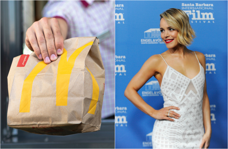 Rachel McAdams: McDonald's | Shutterstock & Alamy Stock Photo