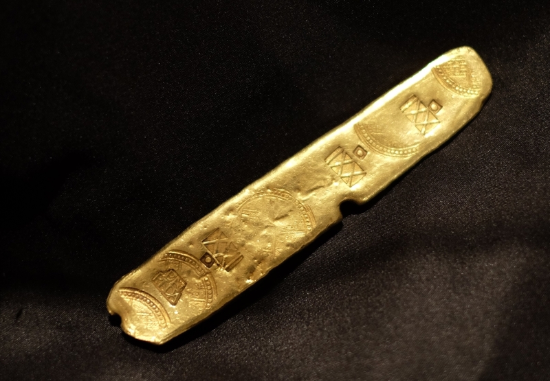 1500’s Spanish Gold Bar | Getty Images Photo by JEWEL SAMAD/AFP via Getty Images