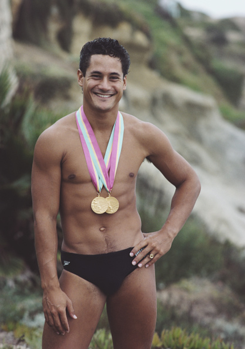 Greg Louganis - Diving | Getty Images Photo by Tony Duffy/Allsport