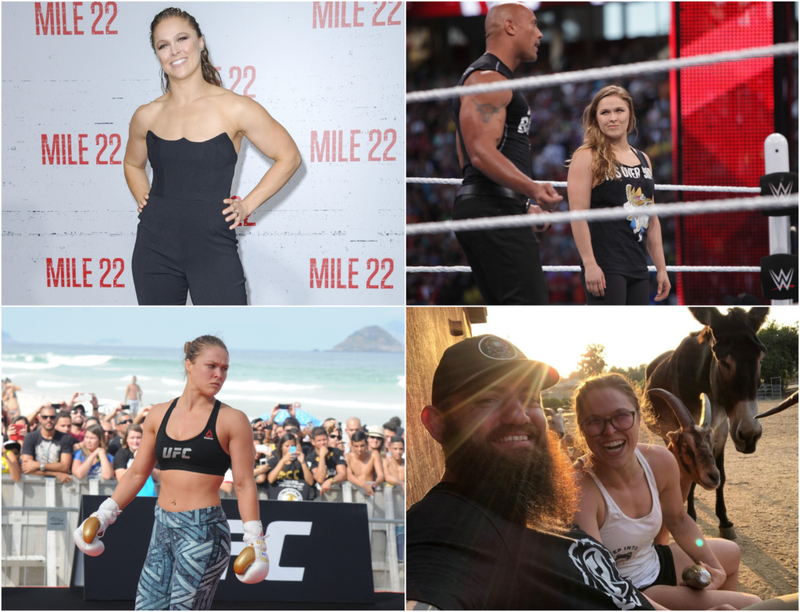 A Total Knockout: The Life of Ronda Rousey | Alamy Stock Photo & Instagram/@rondarousey