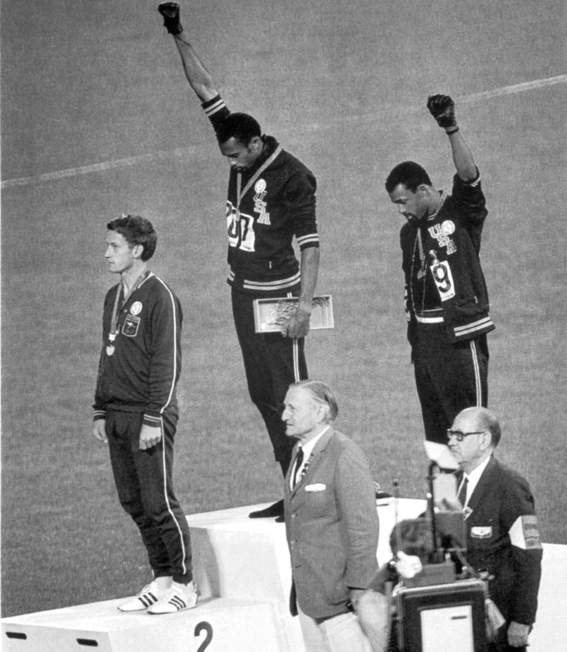Tommie Smith and John Carlos | Alamy Stock Photo by Globe Photos/MediaPunch