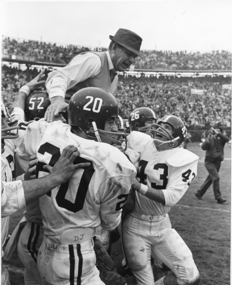 Alabama’s Bear Bryant | Getty Images Photo by Alabama/Collegiate Images