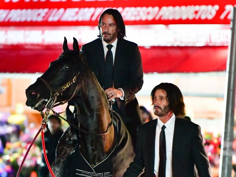 Doing Stunts with Keanu Reeves | Getty Images Photo by James Devaney
