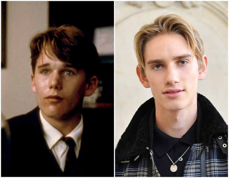 Ethan Hawke (19) & Levon Thurman-Hawke (19) | Alamy Stock Photo by Buena Vista Pictures/Courtesy Everett Collection & Getty Images Photo by Stephane Cardinale - Corbis 