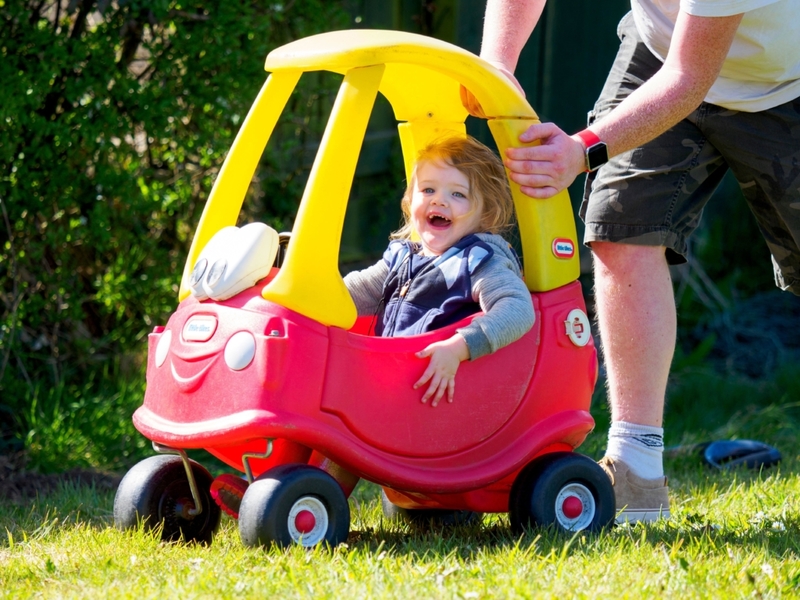 Made in the USA: Little Tikes Cozy Coupe | Alamy Stock Photo by Nik Taylor