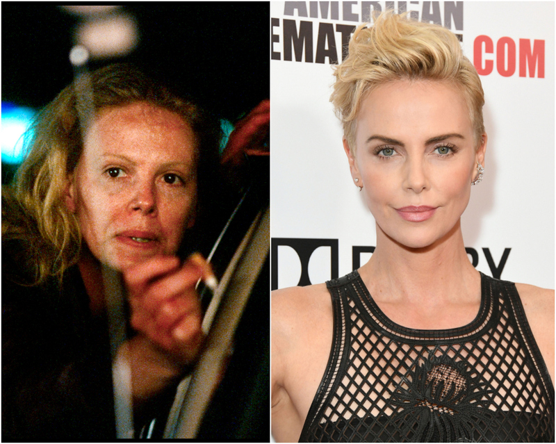 Aileen Wournos (Charlize Theron) | Alamy Stock Photo & Shutterstock