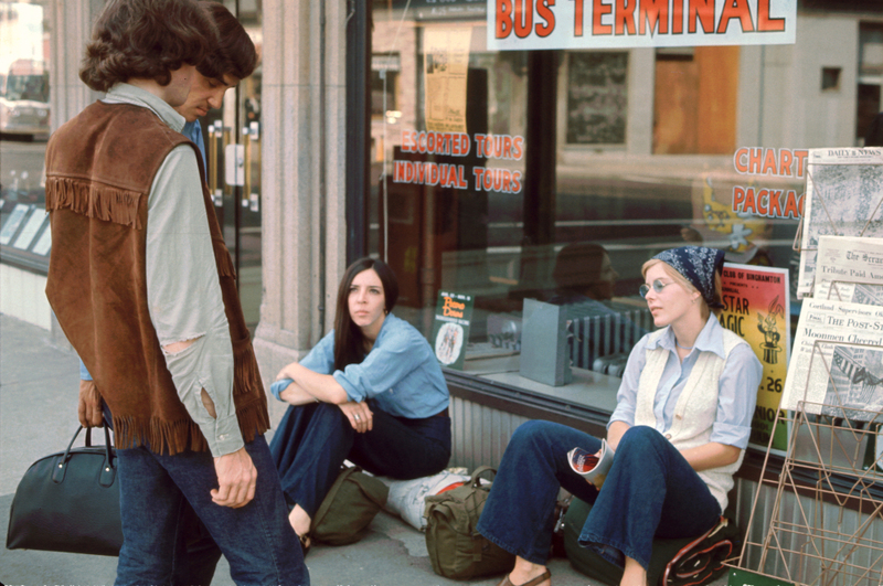 Waiting for the Bus | Getty Images Photo by Ralph Ackerman