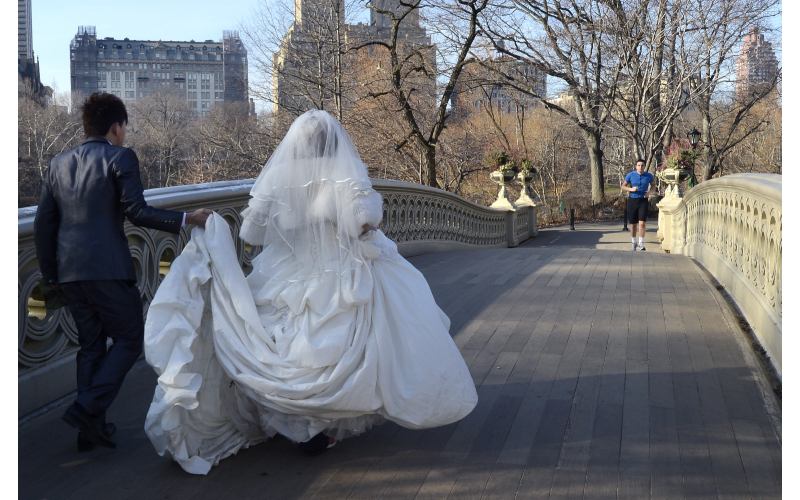 Bridging Bride | Getty Images Photo by TIMOTHY A. CLARY/AFP 