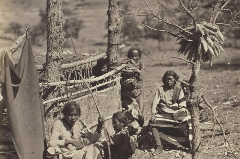 Aboriginal Life Among the Navajo Indians Near Old Fort Defiance, New Mexico | Alamy Stock Photo by Album 