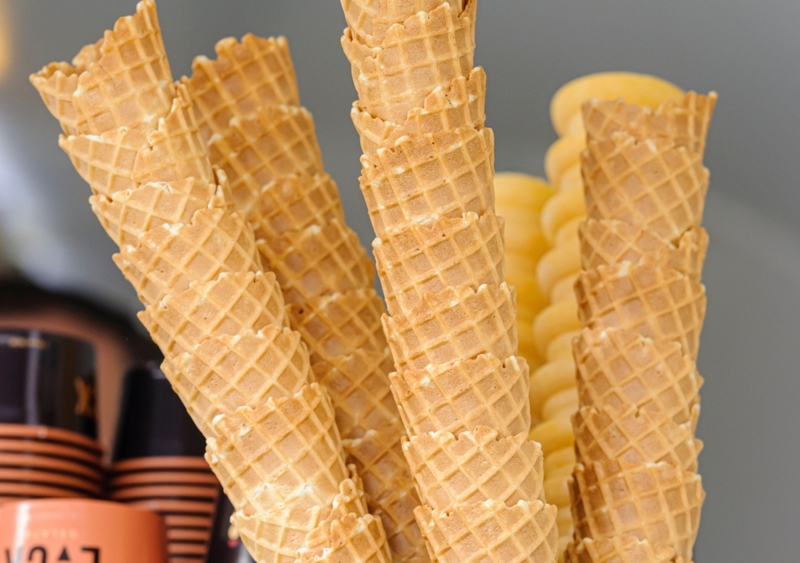 Waffle Cones | Alamy Stock Photo
