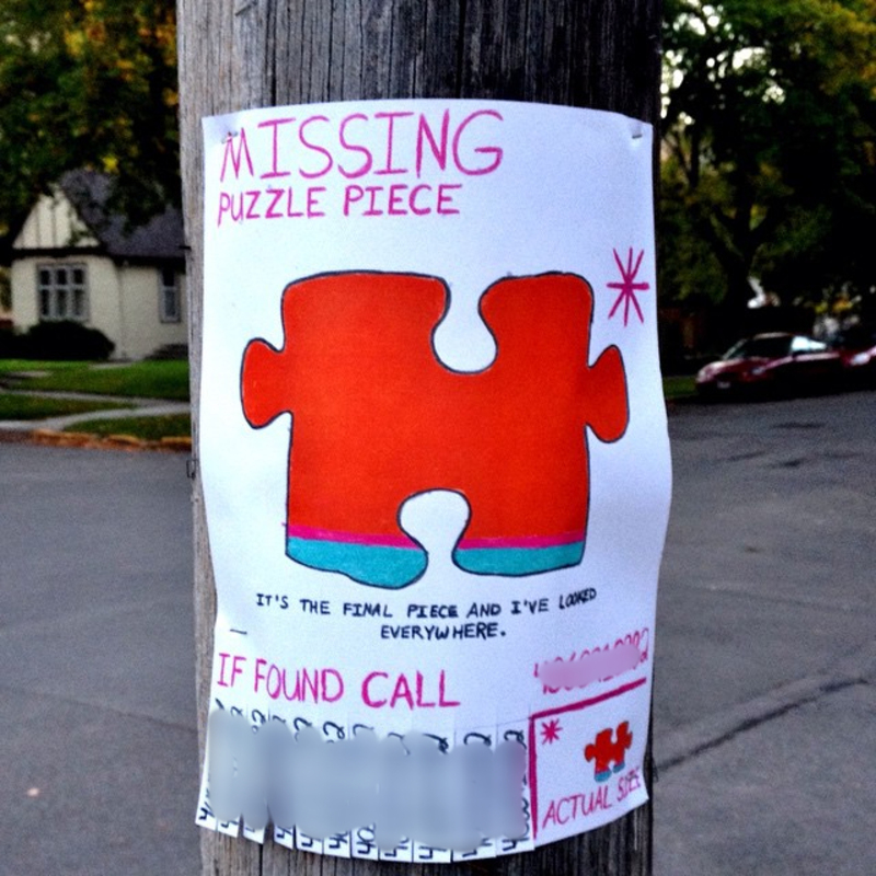 Even More Funny Lost and Found Signs That Are Worth Stopping For | Instagram/@gandalf_leblanc27