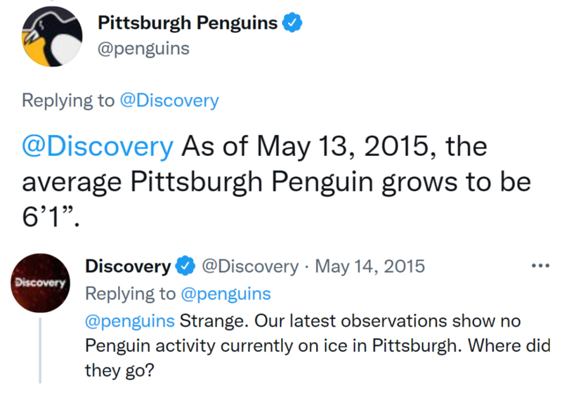 That's a Big Penguin | Twitter/@penguins