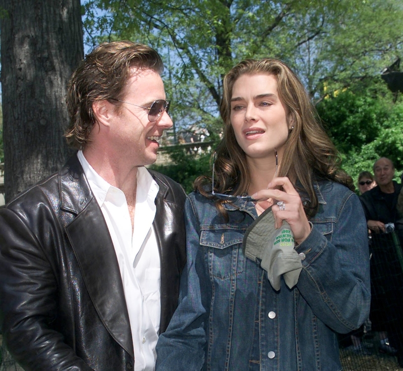 Brooke Shields and Chris Henchy | Getty Images Photo by Evan Agostini