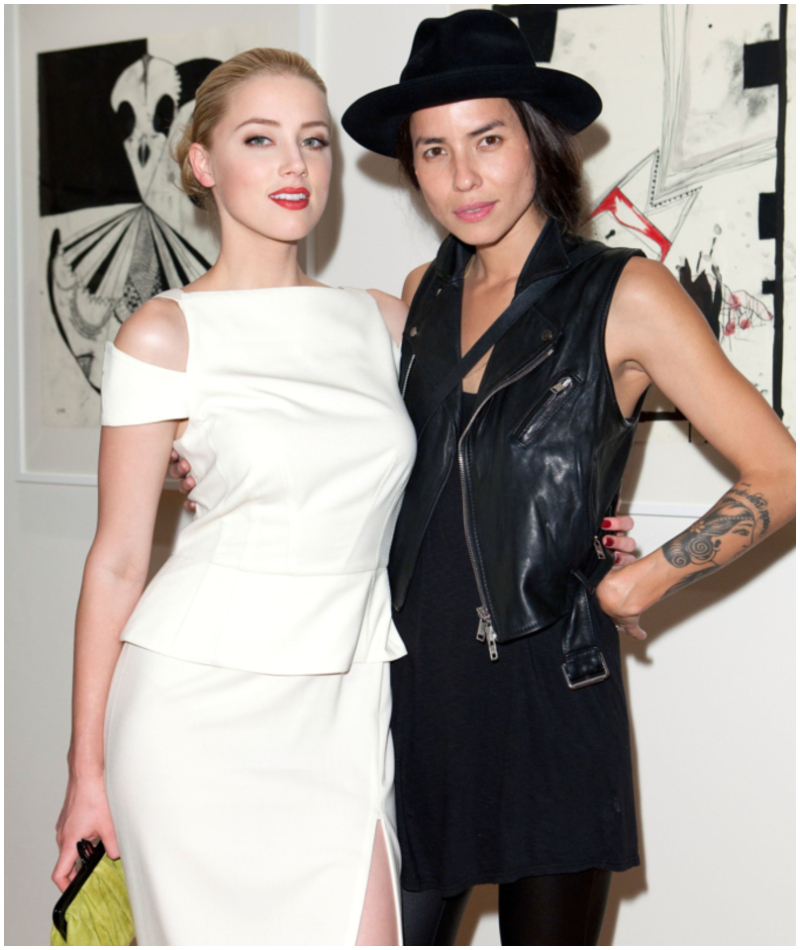 Amber Heard & Tasya van Ree | Getty Images Photo by Dario Cantatore