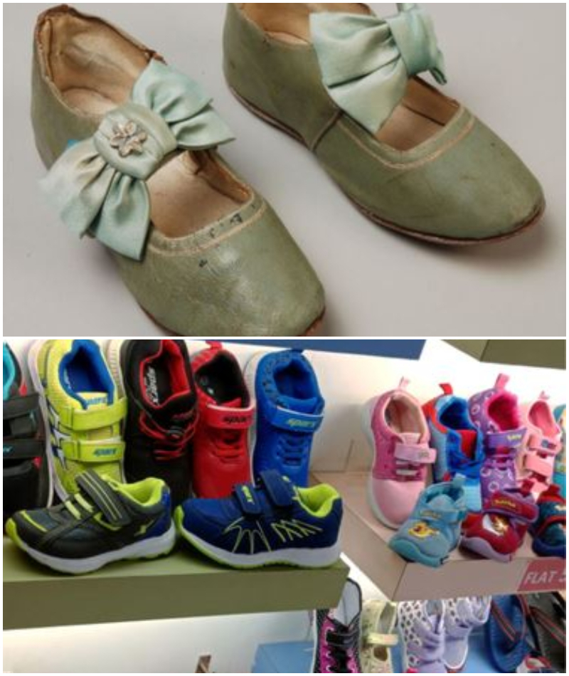 Children's Footwear | Getty Images Photo by Sepia Times/Universal Images Group & Alamy Stock Photo by neeraj chaturvedi