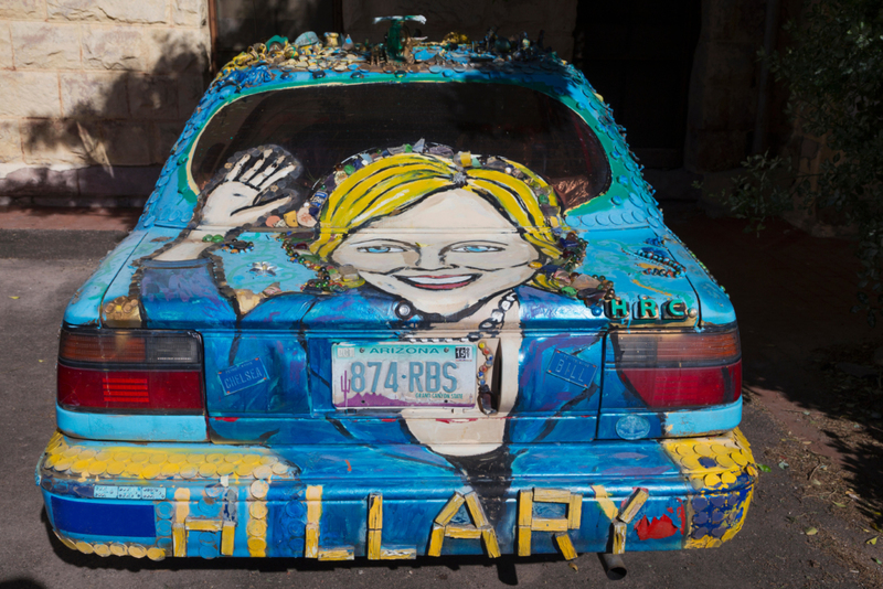 Honk for Hillary | Alamy Stock Photo