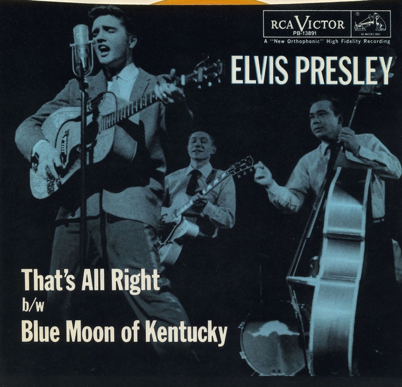 Elvis Presley, That’s All Right | Alamy Stock Photo by Records 