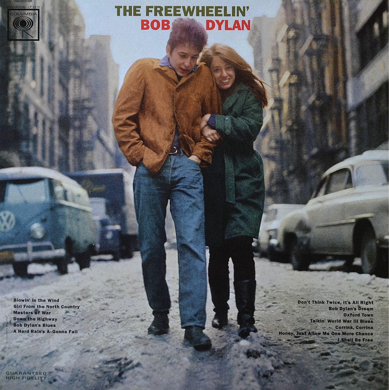 Bob Dylan, The Freewheelin’ Bob Dylan | Alamy Stock Photo by Records