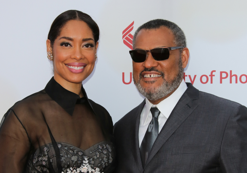 Gina Torres y Laurence Fishburne | Getty Images/Photo by Paul Archuleta/FilmMagic