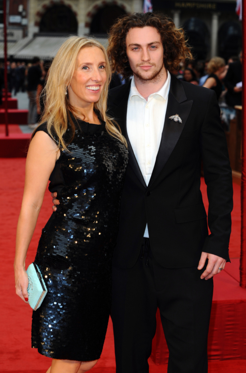 Aaron y Sam Taylor-Johnson | Getty Images/Photo by Anthony Harvey