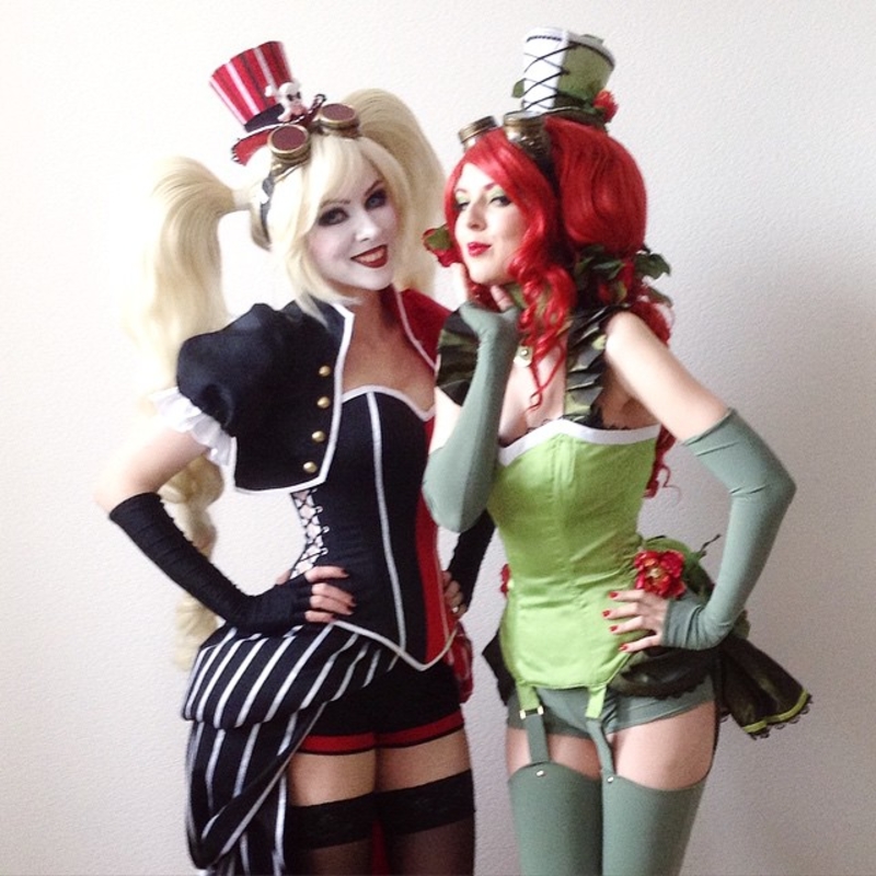 Poison Ivy und Harley Quinn | Instagram/@ryoko_demon
