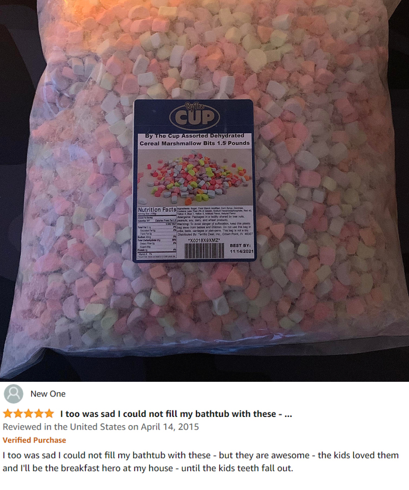 By the Cup Assorted Dehydrated Cereal Marshmallow Bits | Reddit.com/nottavailable