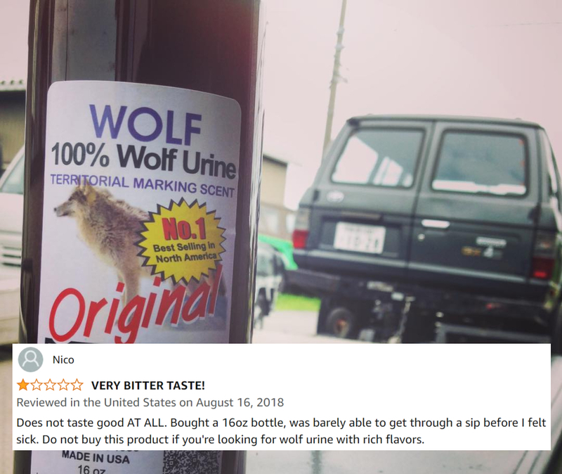 Deerbusters Wolf Urine Lure | Instagram/@ngk.takeshi