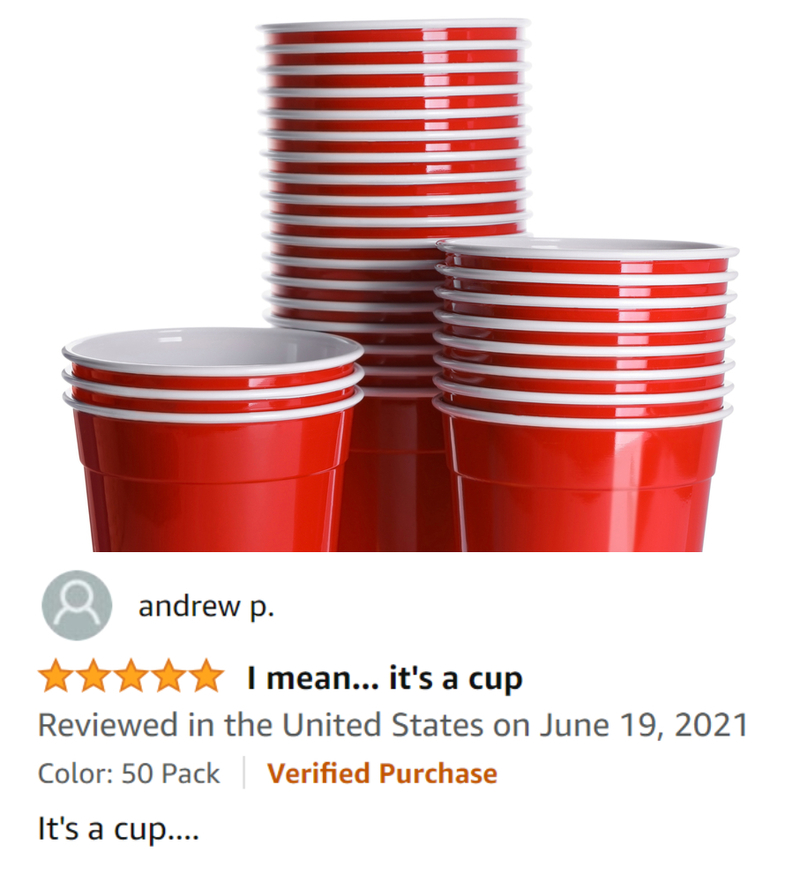 18 oz Red Plastic Cups | Shutterstock