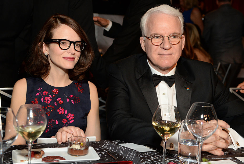 Steve Martin y Anne Stringfield | Getty Images Photo by Michael Kovac/AFI