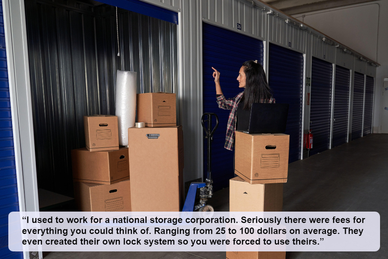 The Real Cost of Storage Units | Alamy Stock Photo