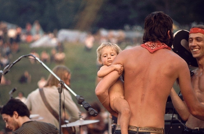 There Were Many Children at the Festival, But Probably No Babies Were Born There | Getty Images Photo by Ralph Ackerman